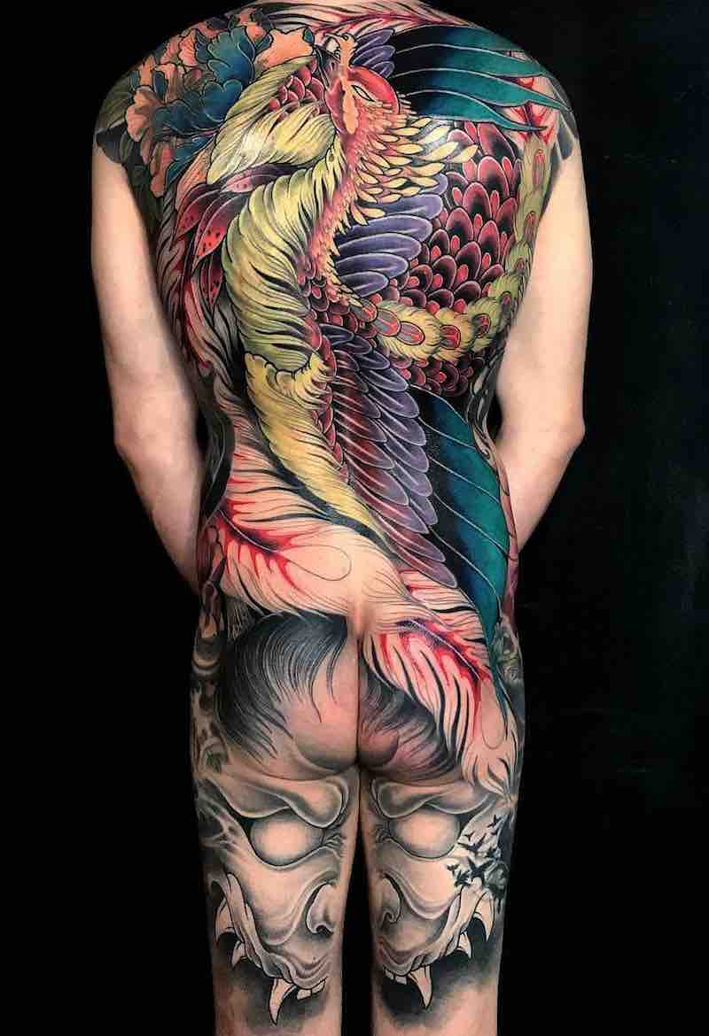 Phoenix Tattoo by Kevin Marr