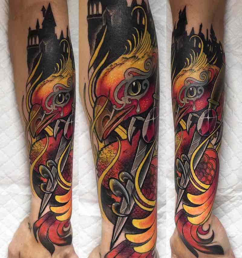 Phoenix Tattoo by Miryam Lumpini