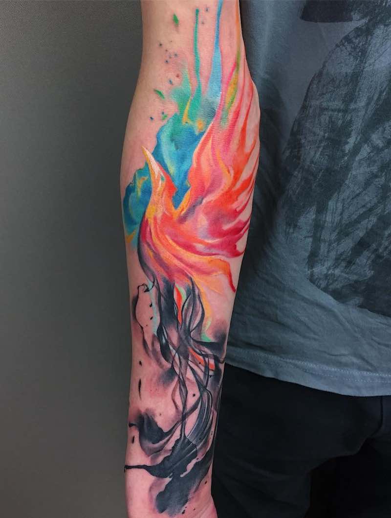 Phoenix Tattoo by Ondrash