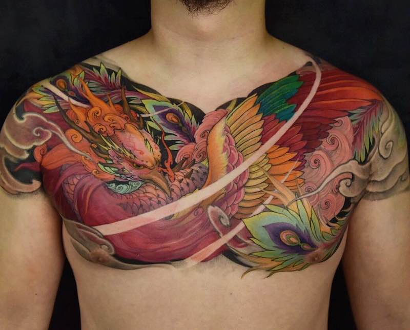 Phoenix Tattoo by Tristen Zhang