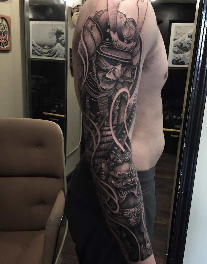 Samurai Japanese Tattoo by Charles Ong