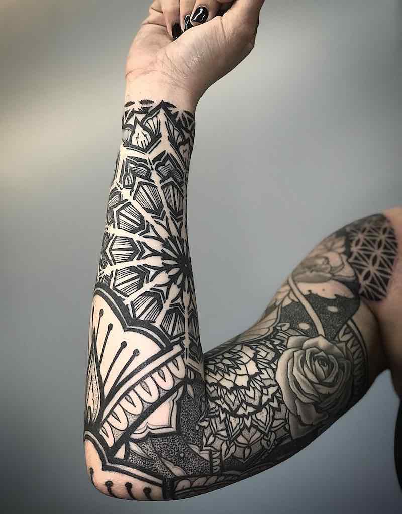 Sleeve Tattoo by Simonh Tattoo