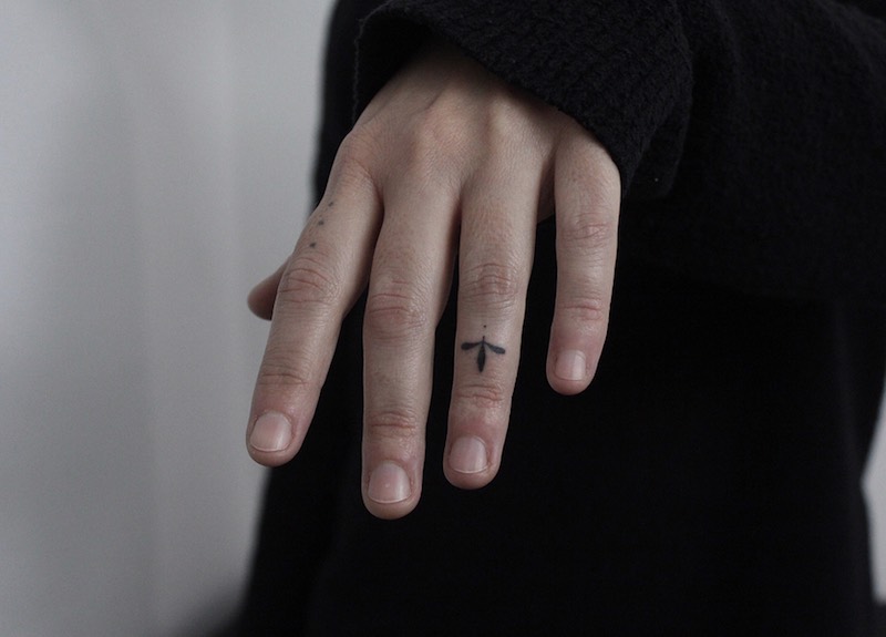 Small Ring Finger Tattoo by Lara Maju