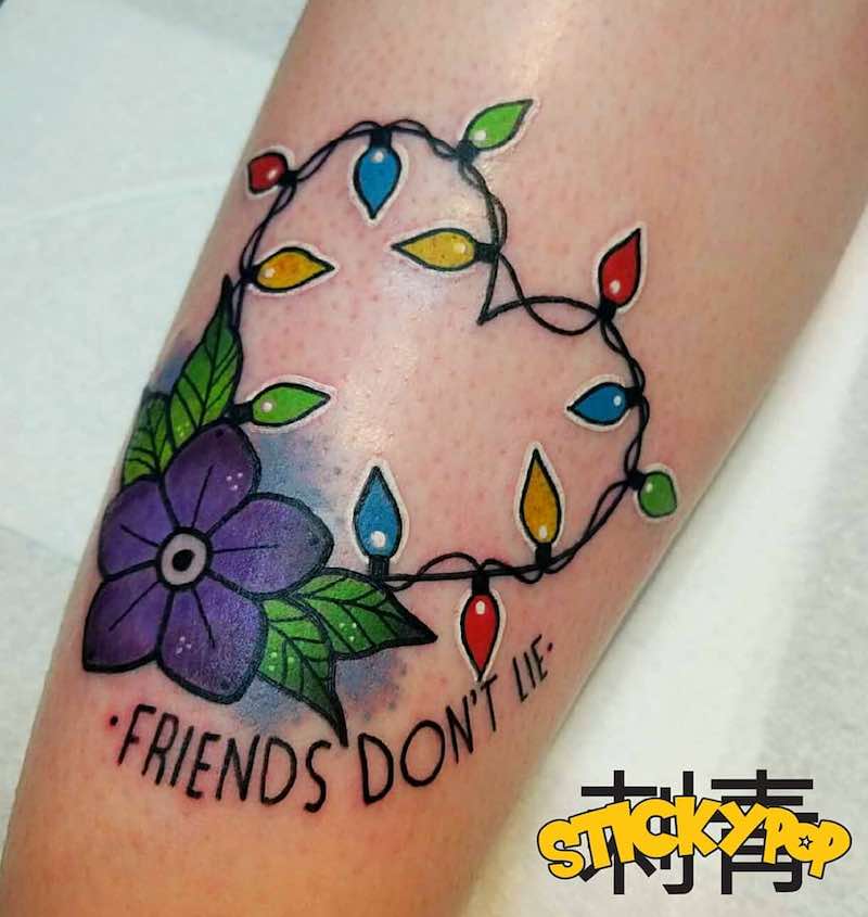 Stranger Things Tattoo by Matt Daniels