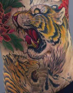 Tiger Japanese Tattoo by Kenji Shigehara