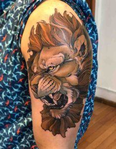 Lion Tattoo by Ignis Ink