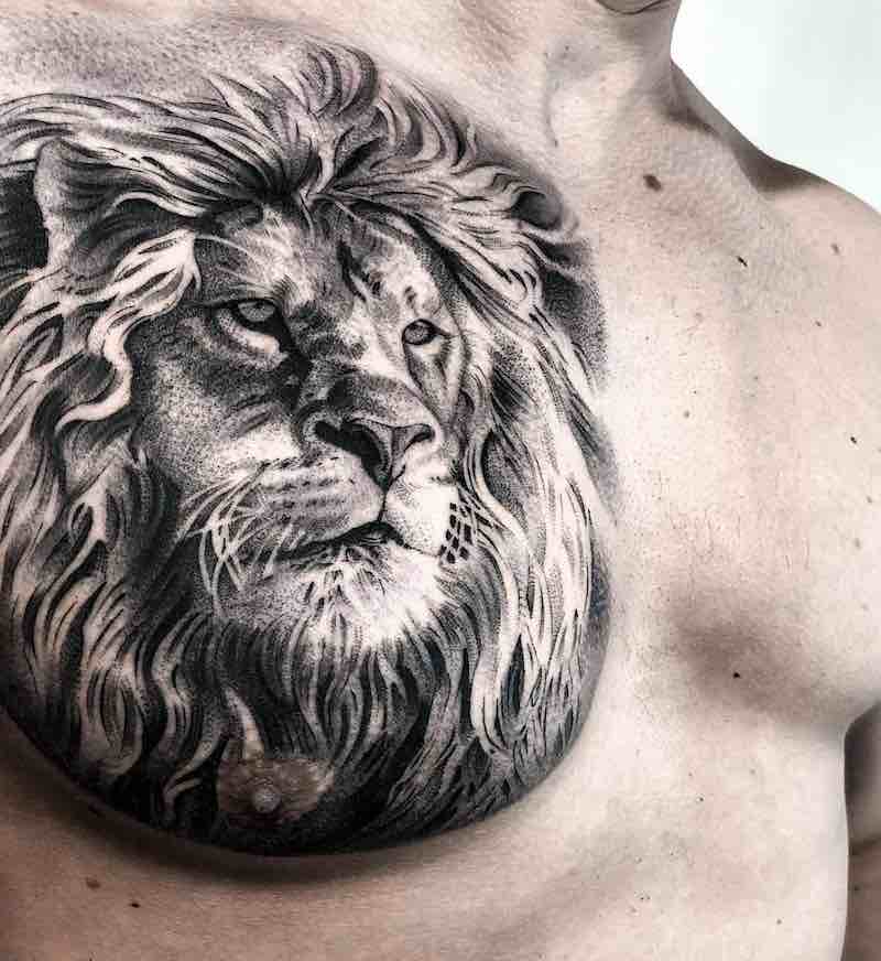 Lion Tattoo by Lilb Tattoo