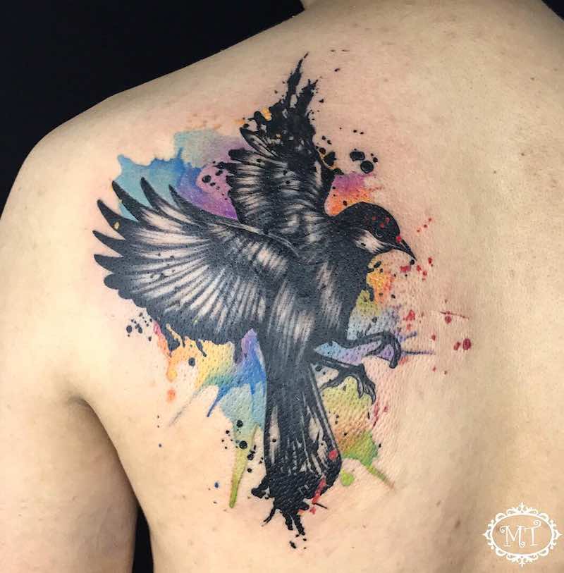 Shoulder Back Tattoo by Melek Tastekin