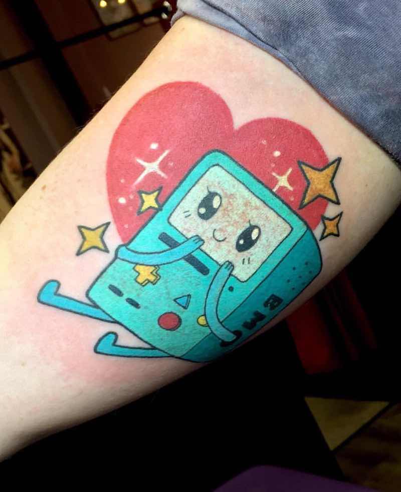 Adventure Time Bmo Tattoo by Kimberly Wall