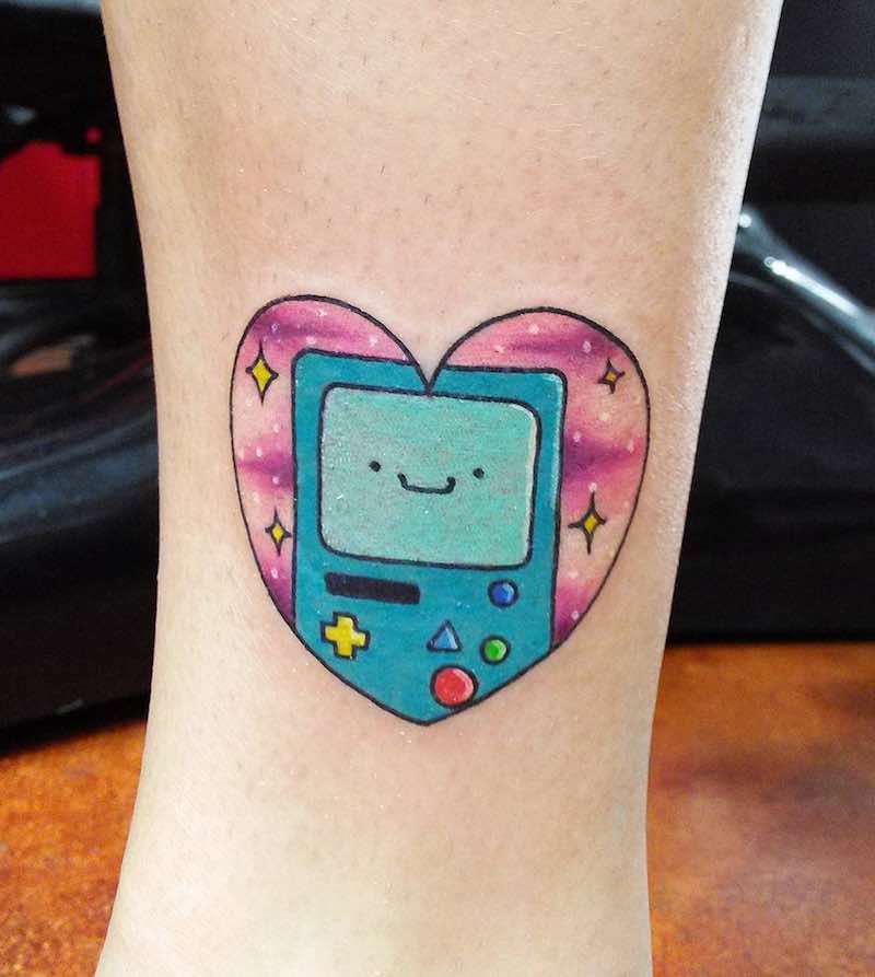 Adventure Time Bmo Tattoo by Micro Machine Dee