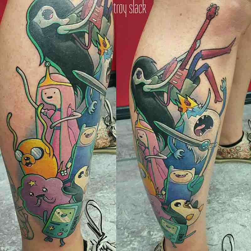 Adventure Time Tattoo 1 by Troy Slack