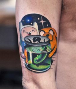 Adventure Time Tattoo 2 by David Peyote