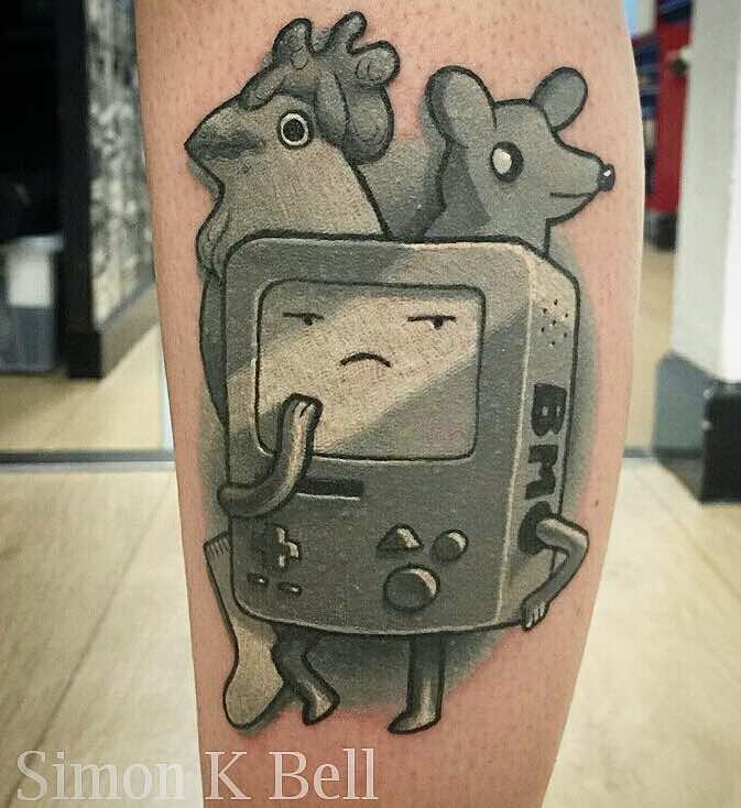 Adventure Time Tattoo 2 by Simon K Bell