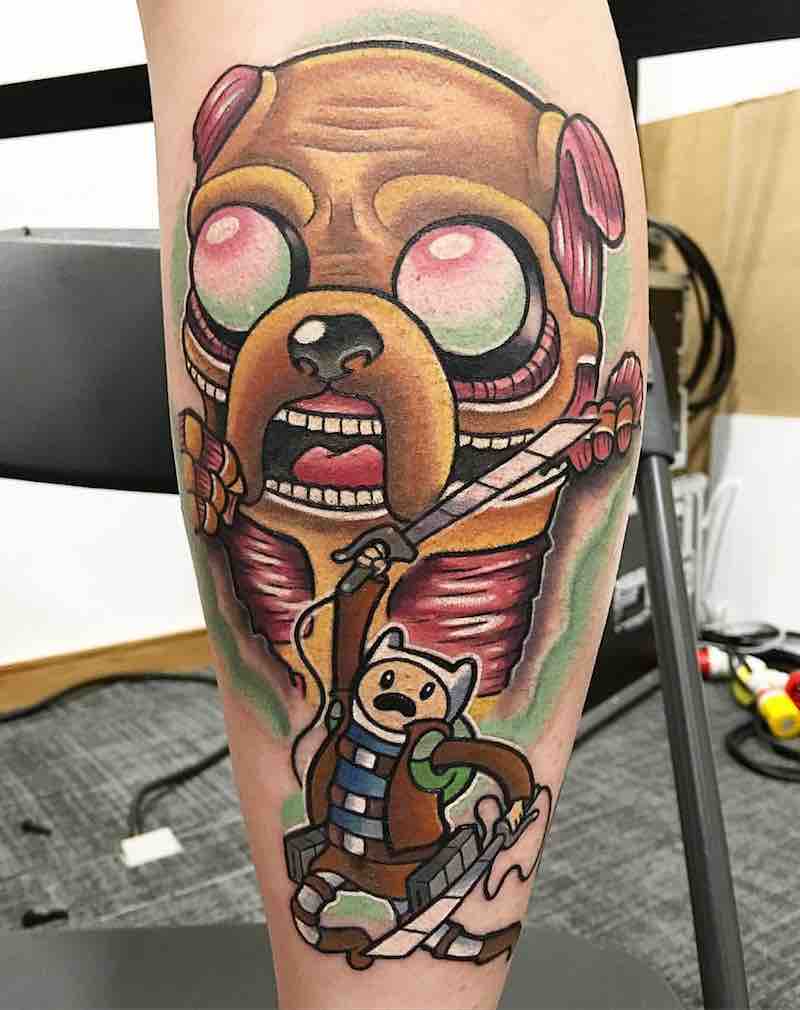 Adventure Time Tattoo 3 by Chris Hill