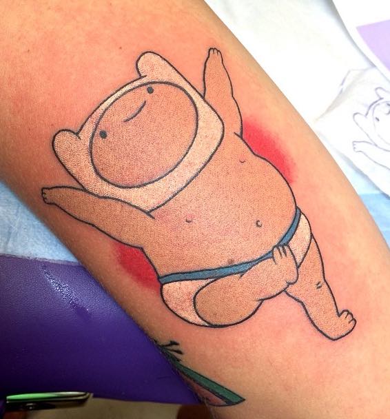 Adventure Time Tattoo 3 by Kimberly Wall
