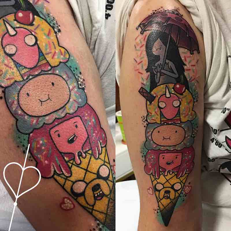 Adventure Time Tattoo 3 by Sarai