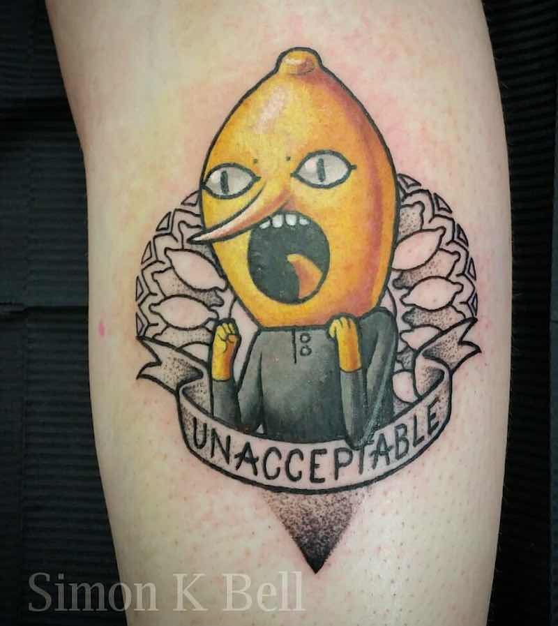 Adventure Time Tattoo 3 by Simon K Bell