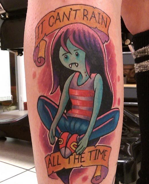 Adventure Time Tattoo 4 by Chris Hill
