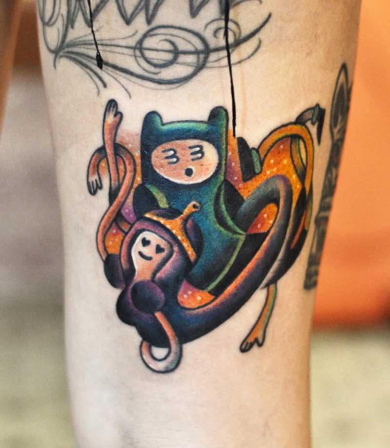 Adventure Time Tattoo 4 by David Peyote