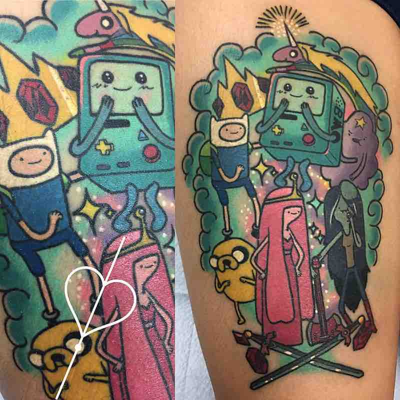 Adventure Time Tattoo 4 by Sarai