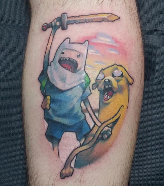 Adventure Time Tattoo 6 by Simon K Bell