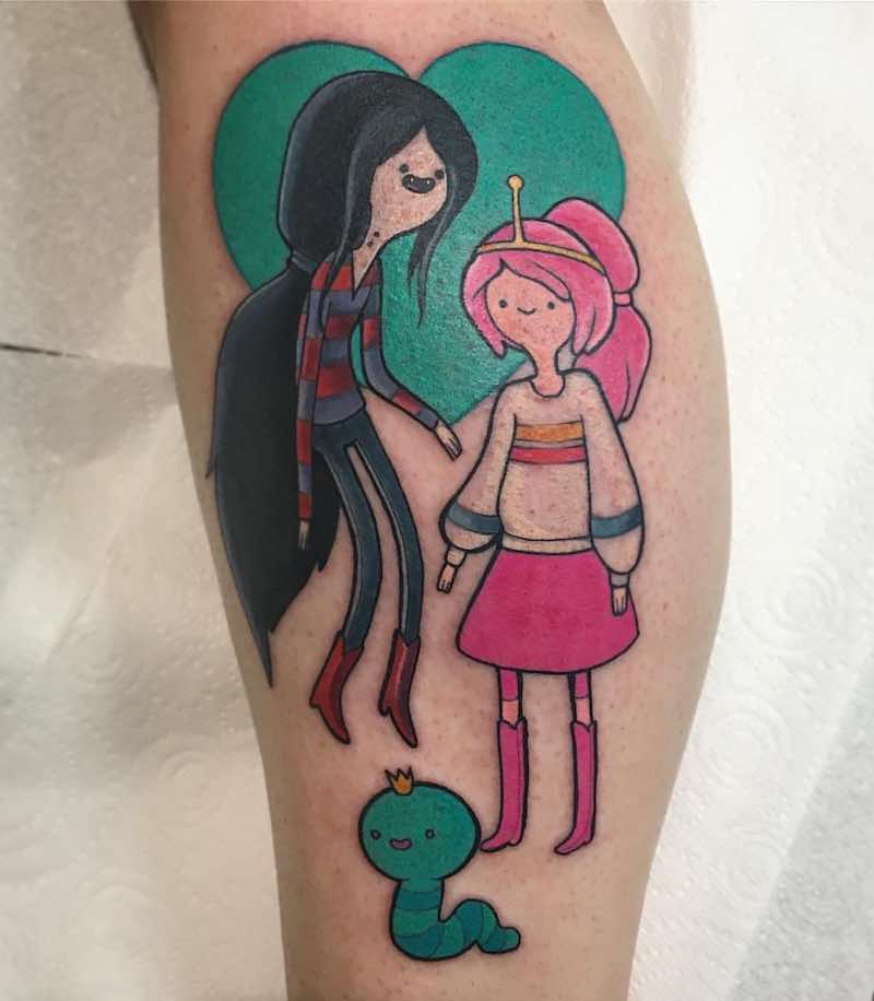 Adventure Time Tattoo by Hannah Calavera