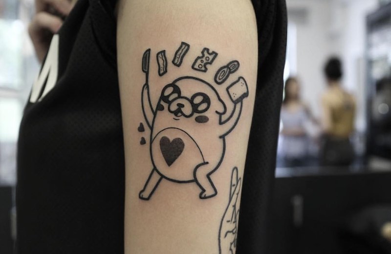 Adventure Time Tattoo by Hugo Tattooer