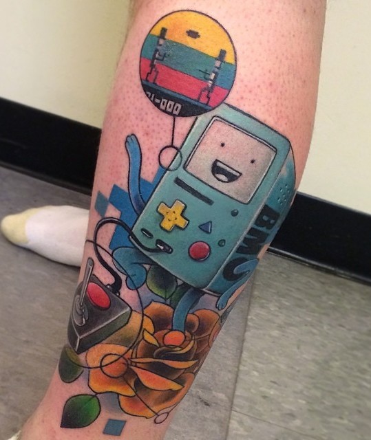 Adventure Time Tattoo by Joshua Ross