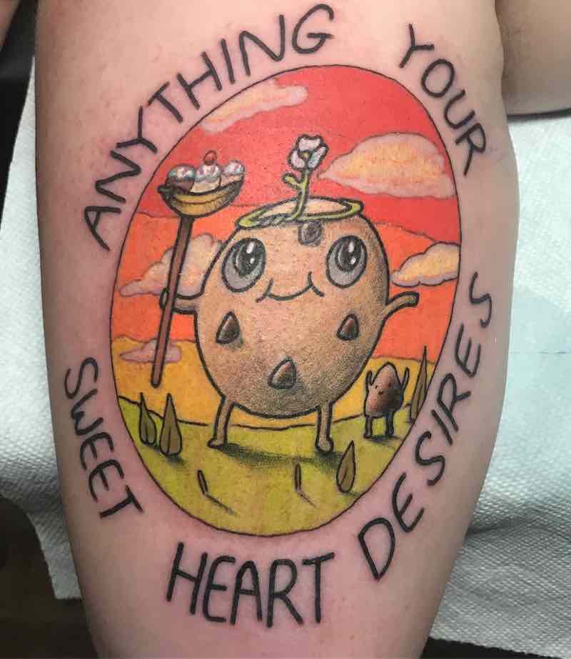 Adventure Time Tattoo by Kate Kittenfists