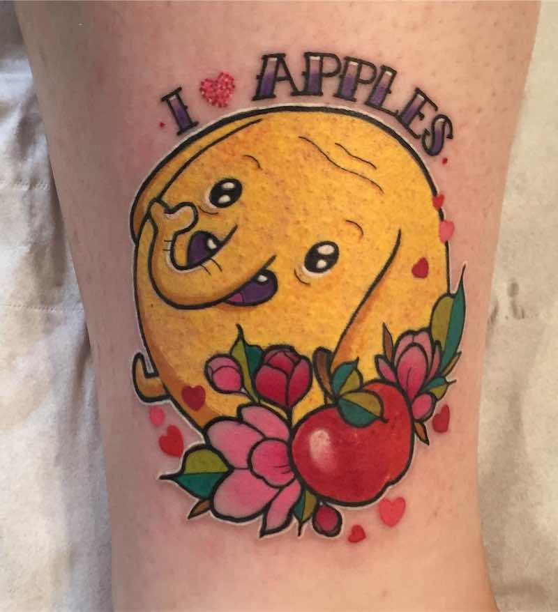 Adventure Time Tattoo by Matt Renshaw