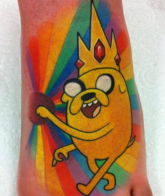 Adventure Time Tattoo by Michelle Maddison