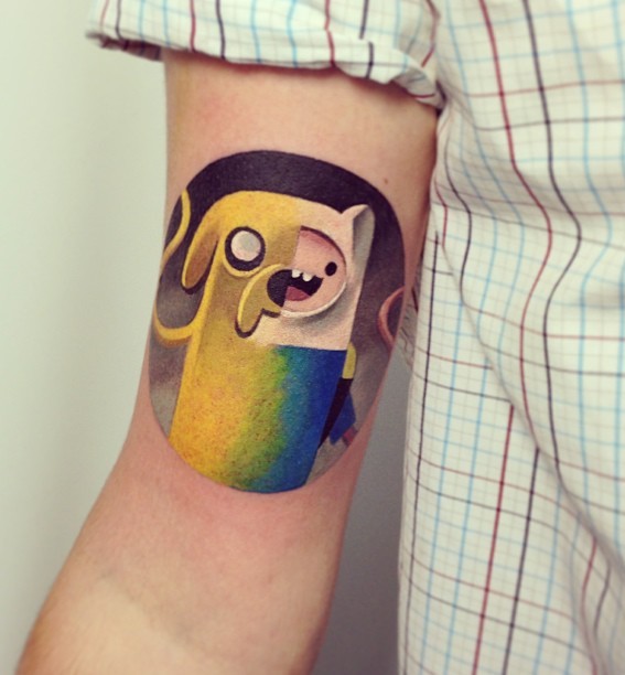 Adventure Time Tattoo by Sasha Unisex