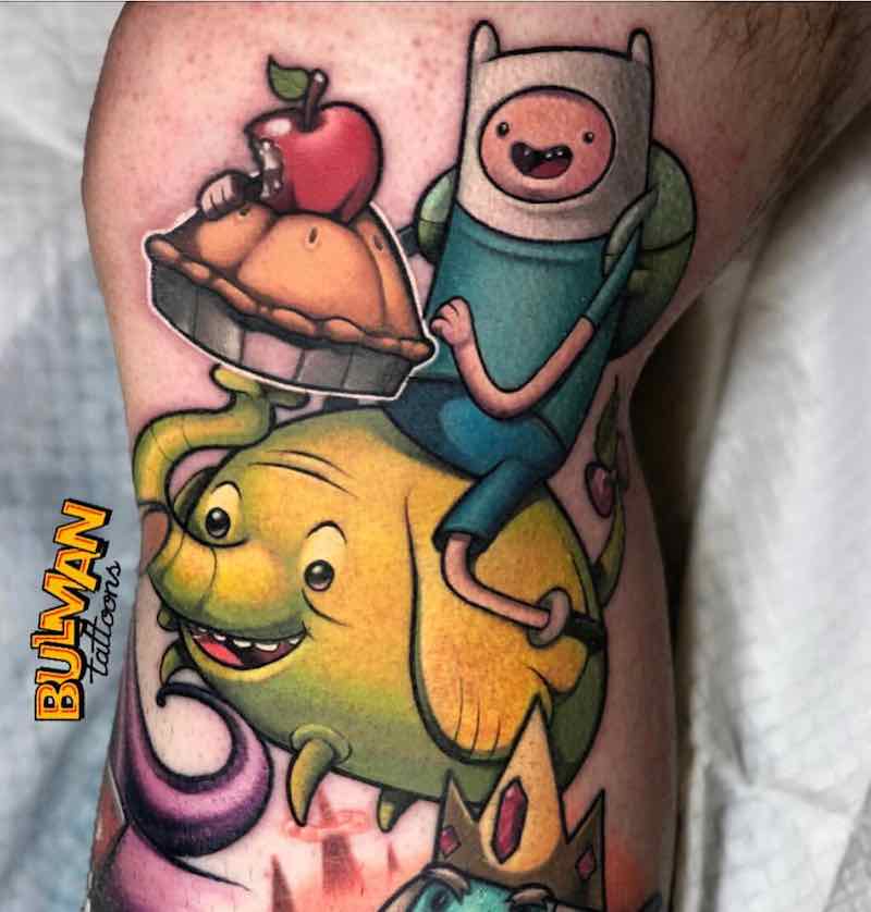 Adventure Time Tattoo by Thom Bulman