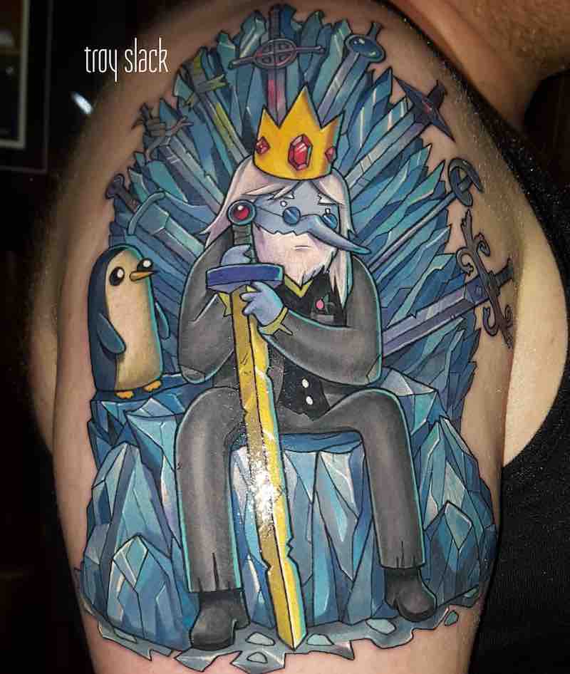 Adventure Time Tattoo by Troy Slack