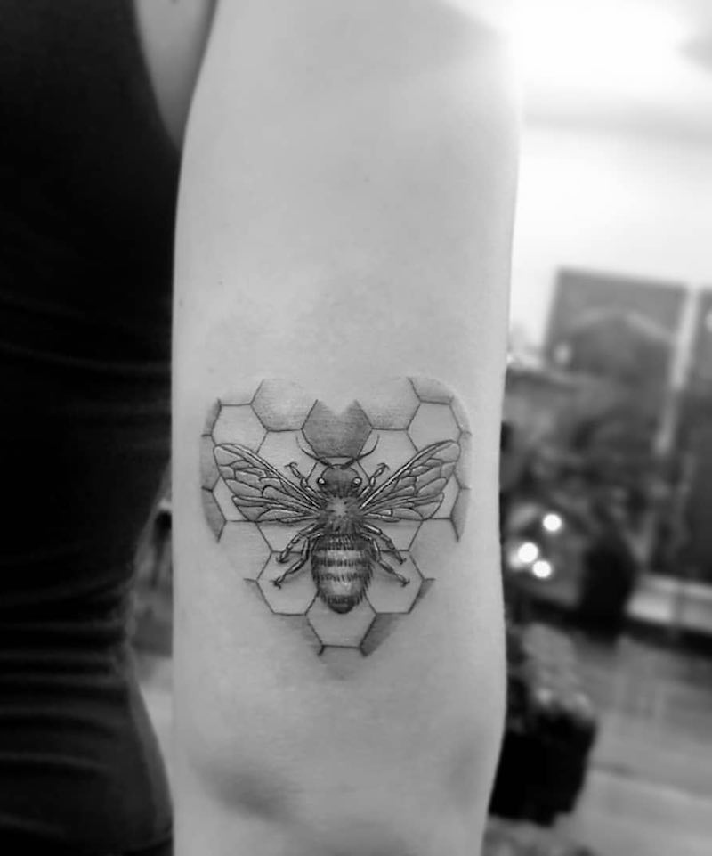 Bee Tattoo 2 by Alexandyr Valentine