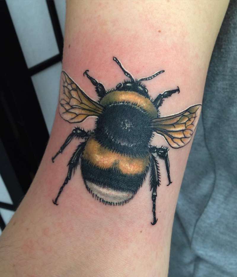 Bee Tattoo 2 by Brent Goudie
