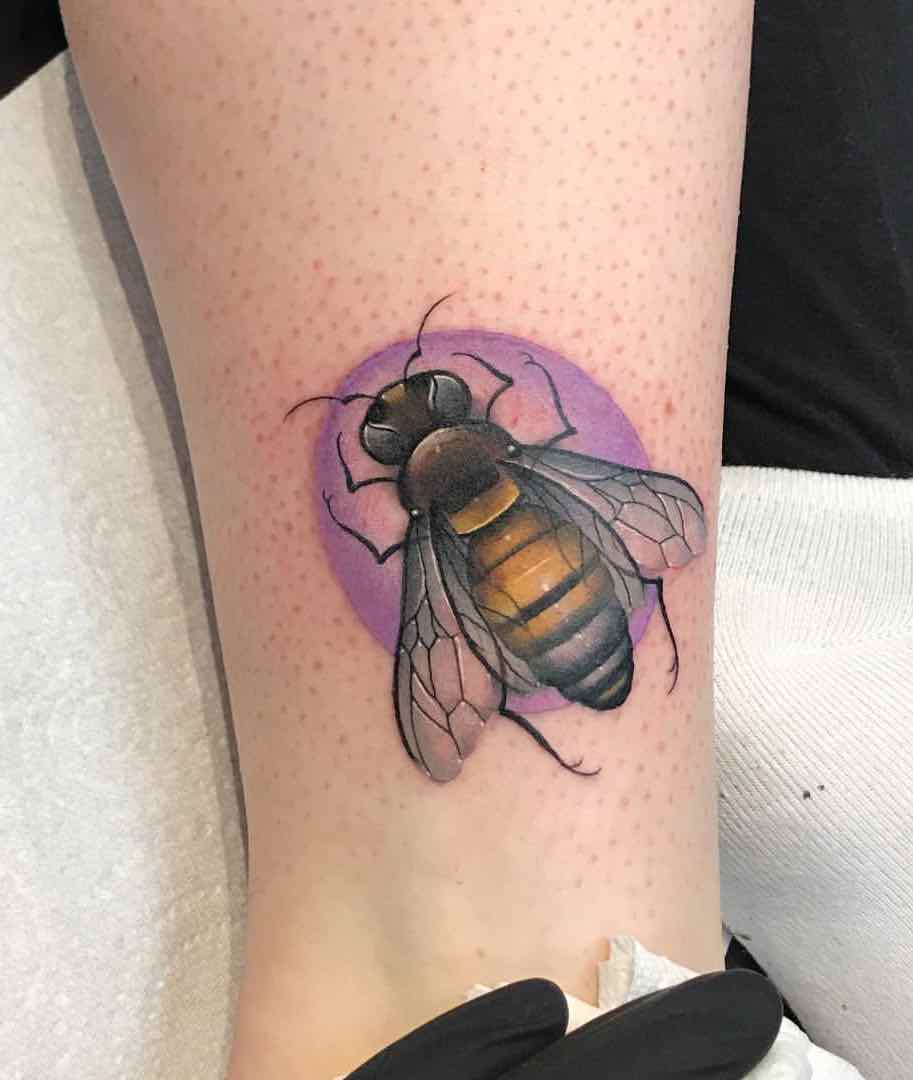 Bee Tattoo 2 by Fraser Peek