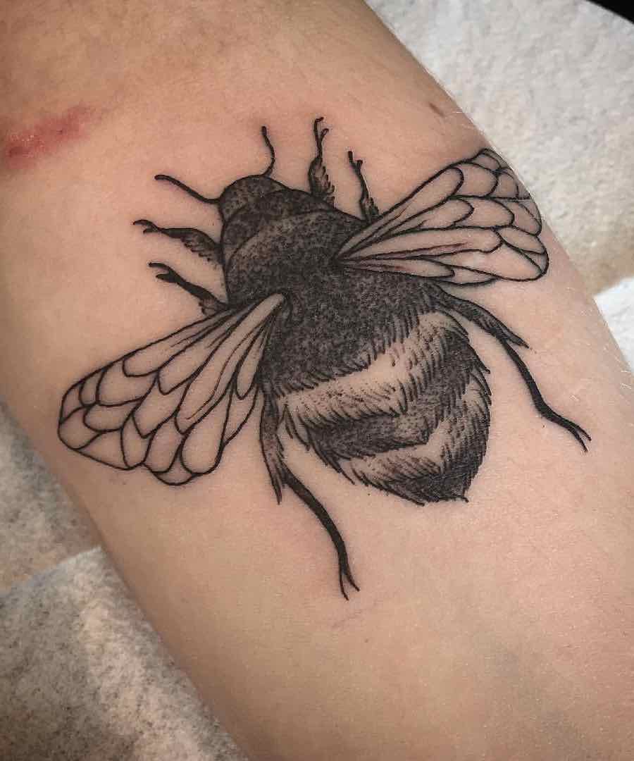 Bee Tattoo 3 by Raine Knight