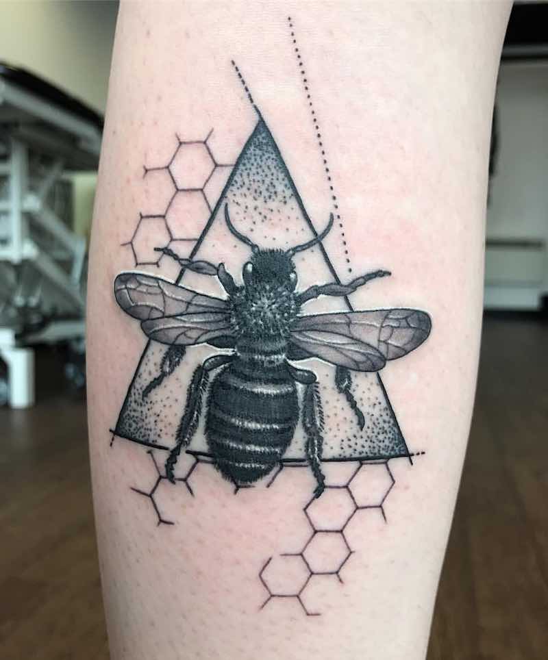 Bee Tattoo by Brent Goudie