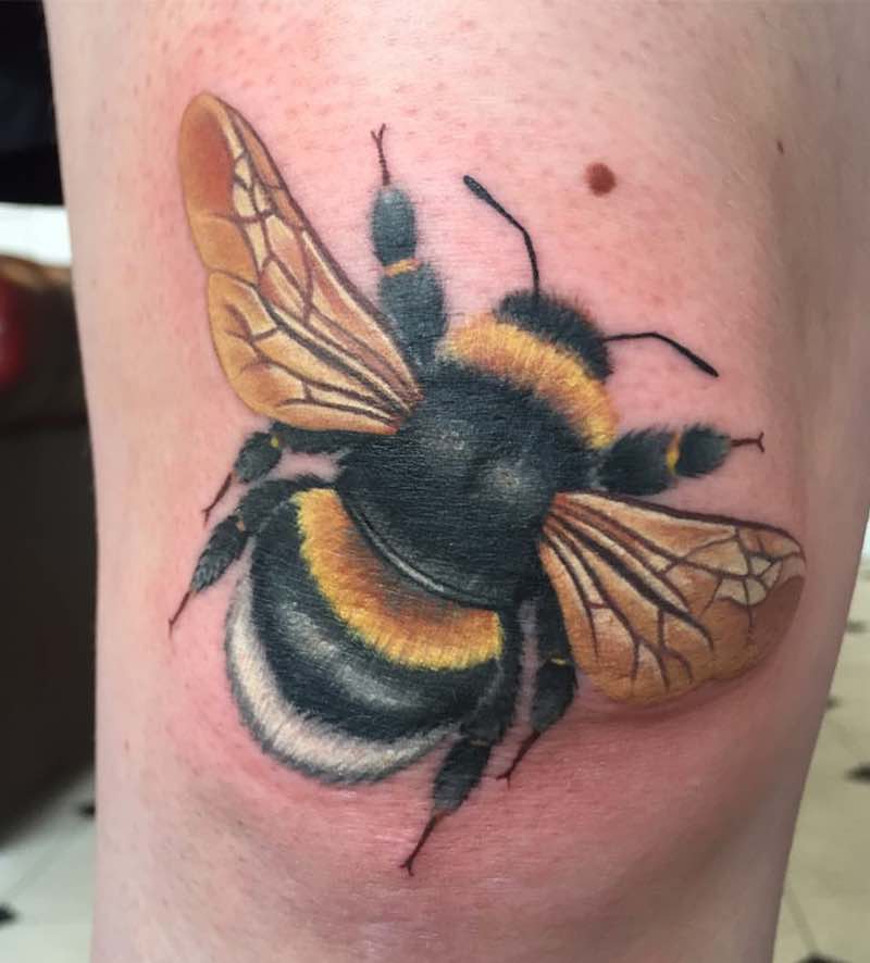 Bee Tattoo by Michelle Maddison