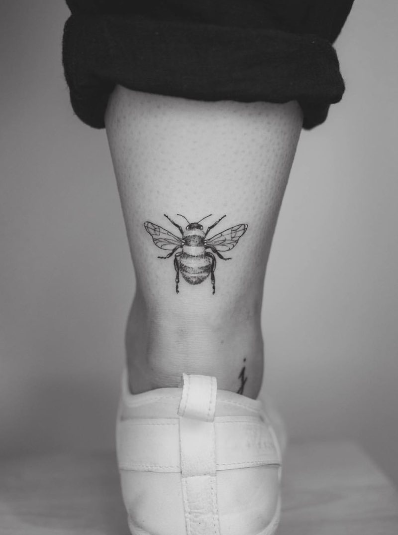 Bee Tattoo by Phoebe Hunter