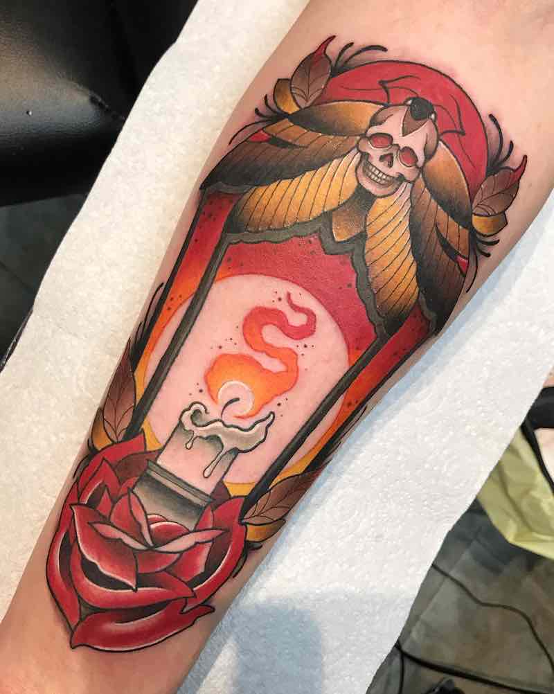 Lantern Tattoo 2 by Fraser Peek