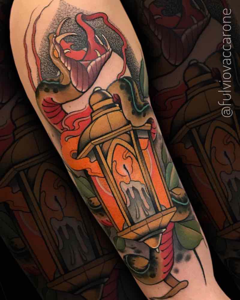 Lantern Tattoo 2 by Fulvio Vaccarone