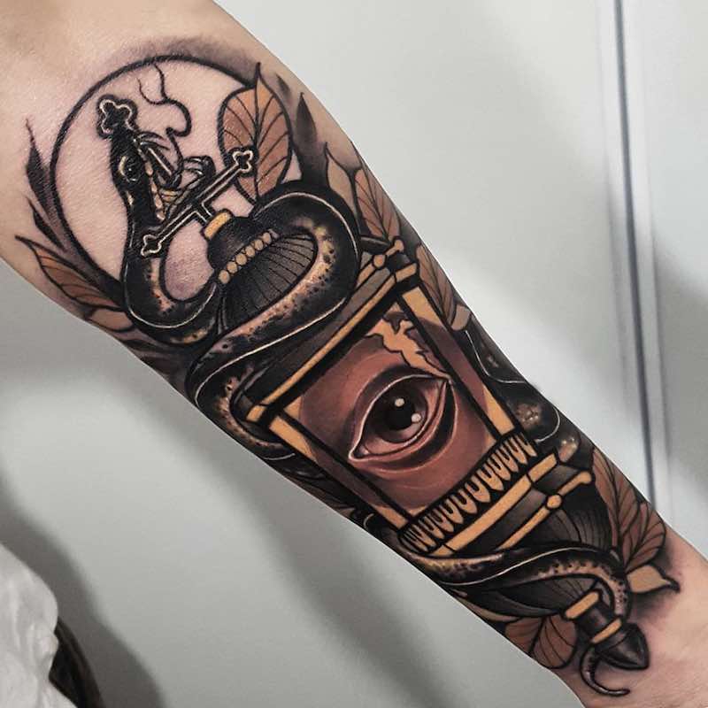 Lantern Tattoo 3 by Anthony Barros Castro