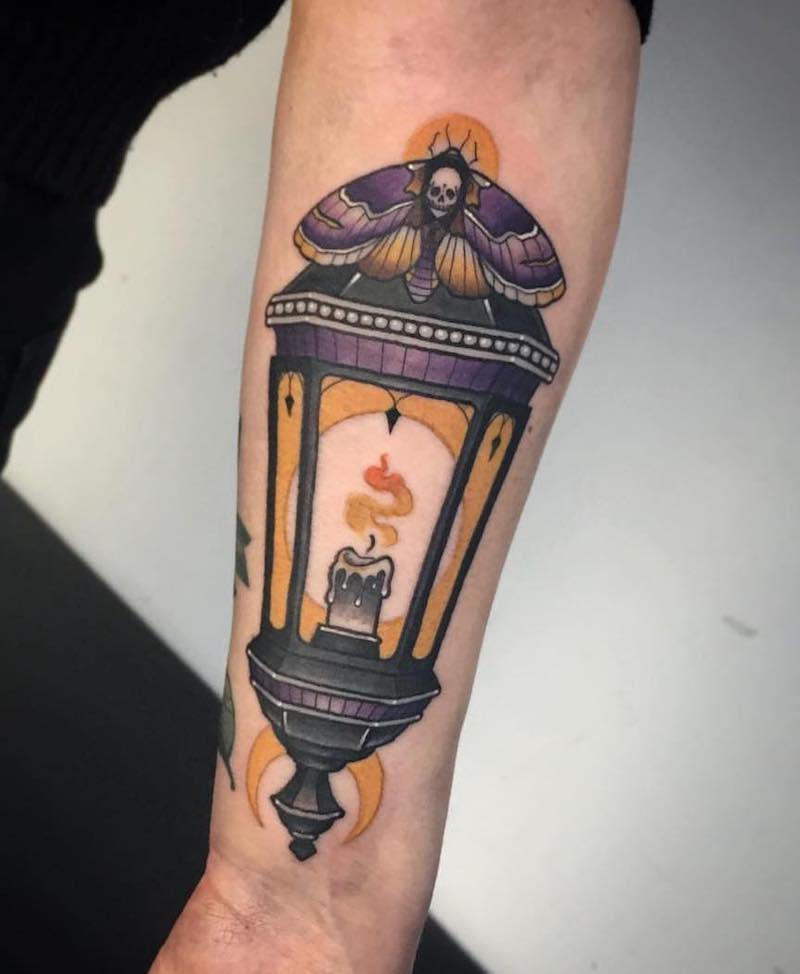 Lantern Tattoo 3 by Fraser Peek