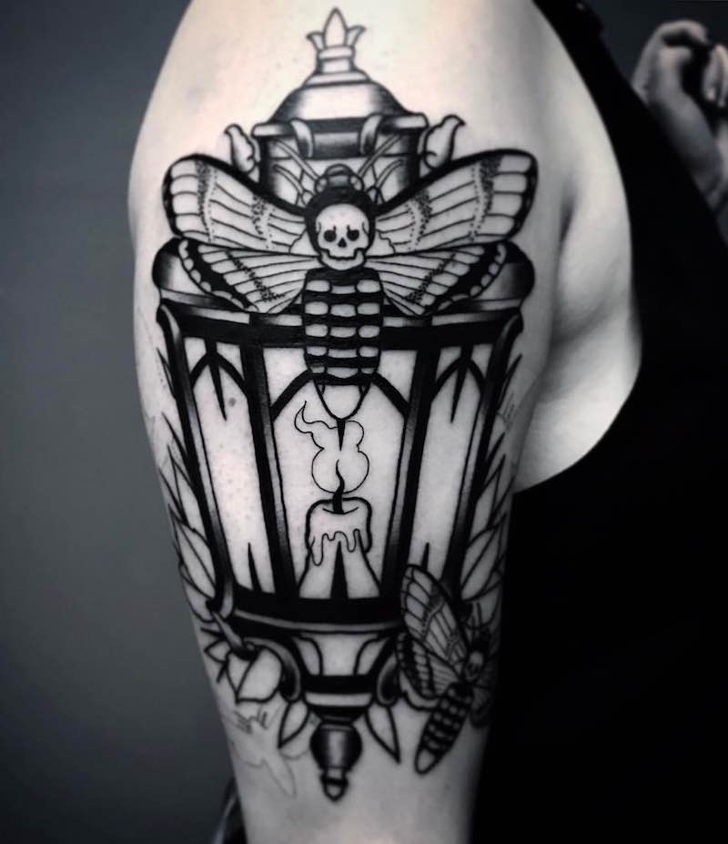 Lantern Tattoo 3 by Patrick Whiting