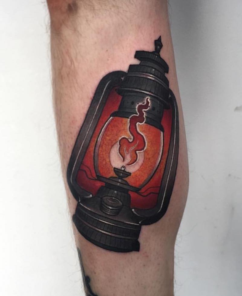 Lantern Tattoo 4 by Fraser Peek