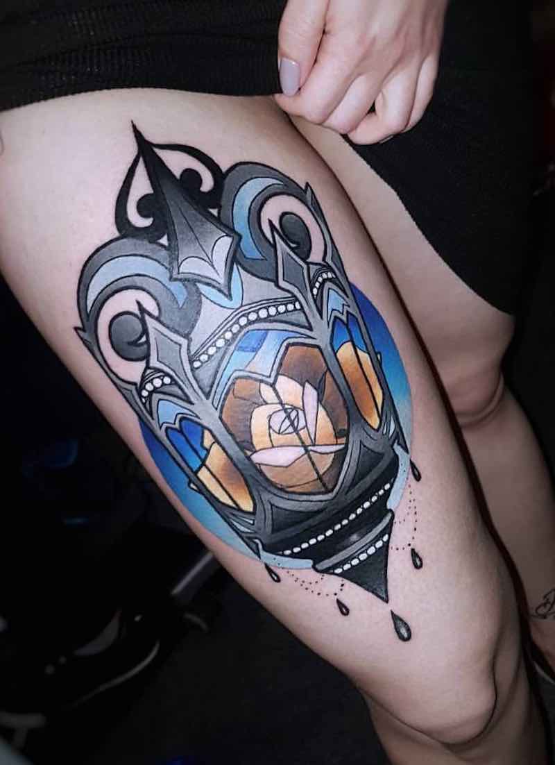 Lantern Tattoo 4 by Laura Konieczna