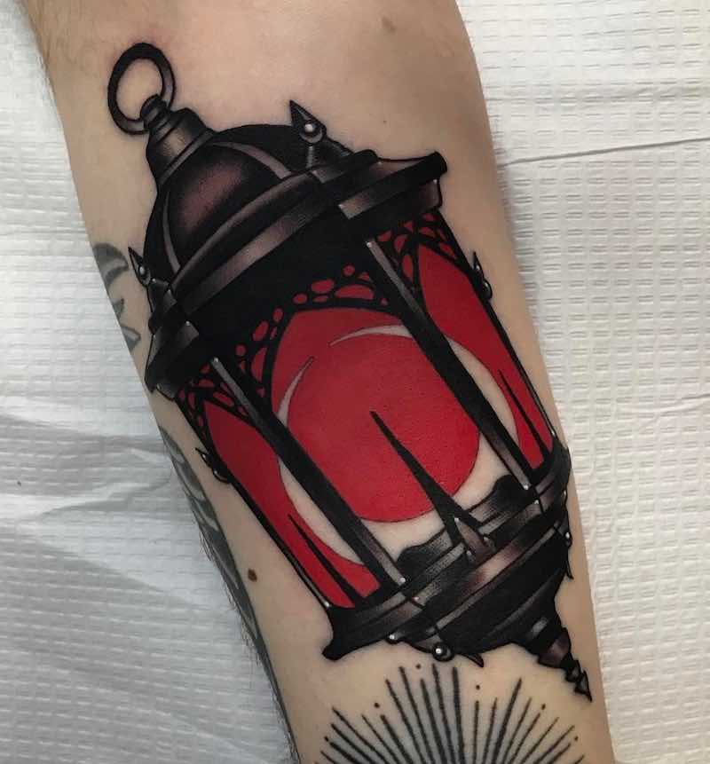 Lantern Tattoo 4 by Patrick Whiting
