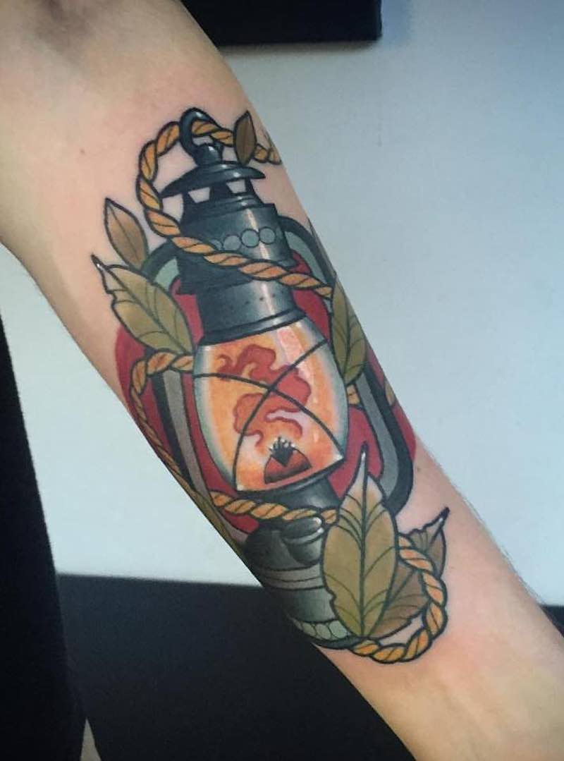 Lantern Tattoo 5 by Fraser Peek
